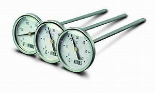 DIAL THERMOMETER 0 +250°C STEM 600 MM