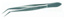 Forcep, curved, sharp, 115 mm