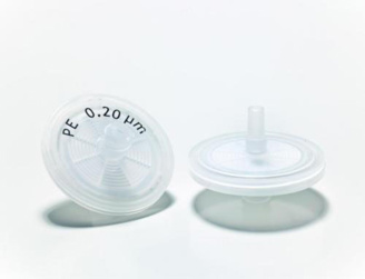 LLG-Syringe filters, PE, 0,20 µm, Ø 25 mm, transpa