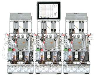 Multifors 2 bioreactor for microorganisme