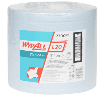 Wypall L20 Extra, blue, roll, 23,5 x 38 cm