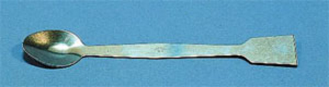 Spoon spatulas, spoon 40x28mm,spa 32x22mm, D=210mm