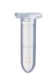Microcentrifuge tube, Eppendorf Biopur, Safe-lock lid, sterile, clear, 2,0 ml