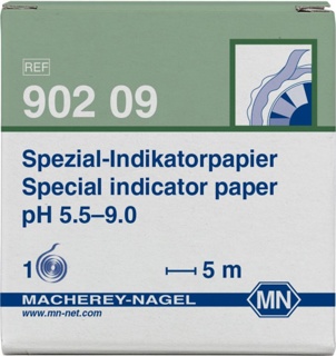 pH indicator paper, Macherey-Nagel Special, pH 5,5 - 9, 5 m