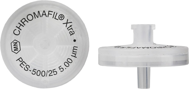 Syringe filter, Macherey-Nagel CHROMAFIL Xtra, PES, Ø25 mm, 5 µm, 100 pcs