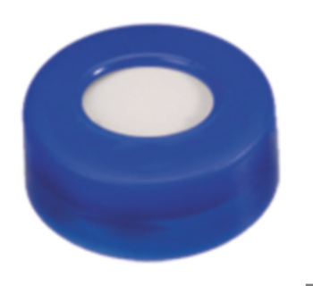 Snap caps, LLG, N 11, blue PE w. hole, silicone/PTFE 45 A