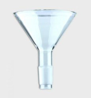 Powder funnel 100 mm, glass, NS 24/29