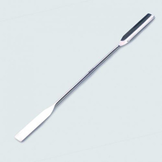 Round grooved spatula 150 mm, 18/10 steel