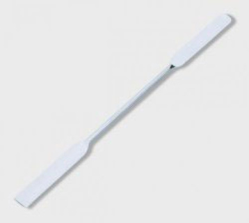 Spatula - double end 150 mm, straight, SS