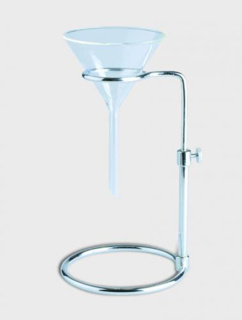 Funnel holder, stainless steel, Ø45 mm, H140-240 mm