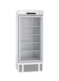 Refrigerator GRAM BioMidi,+2°C, 625L, glass door, 5 shelves