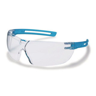 Safety glasses, uvex x-fit 9199, clear lens, blue