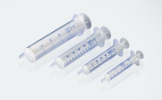 Syringe NORM-JECT, 2 parts, luer, 10 ml