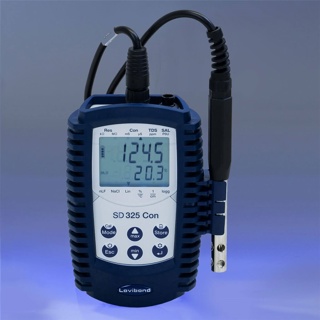 Conductivity meter, Lovibond SD 325 Con, Set 1 w. sensor and accessories