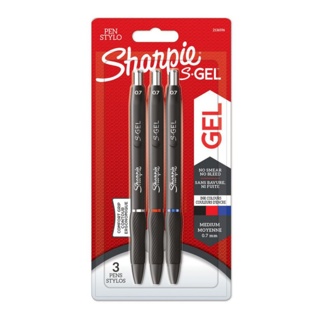 Sharpie® S-Gel - Gel pen, 0,7 mm, black/blue/red