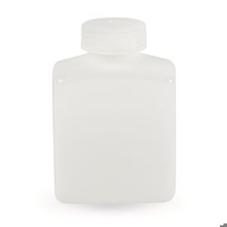 LLG-Wide-Mouth Bottle, 125 ml, Rectangular, HDPE, with Screw Cap, pack of 12
