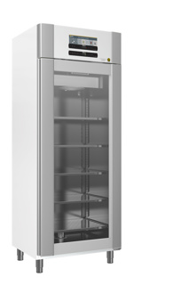 Refrigerator GRAM ExGuard -2/+20°C, 614L, white, glass door, 5 shelves