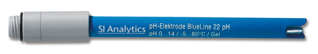 pH electrode, SI Analytics BlueLine 22, plastic, gel, S7 wo. cable
