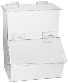 Dispenser for pipette tips, two compartments