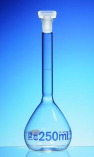 Measuring flask 10 ml, cl.A, Boro 3.3, NS 10/19