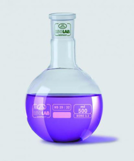 Flask flat bottom 100 ml, NS29