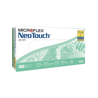 Neoprene gloves, Ansell Healthcare MICROFLEX NeoTouch 25-101, size XL (9,5+10) 
