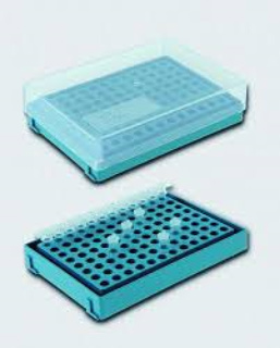 PCR Rack, PP, suitable with microtube workstation