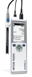 pH/Ion meter, Mettler-Toledo Seven2Go Pro S8-Std-Kit, with electrode