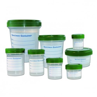 Sample container, PP, screw cap, Ø120 mm, 700 ml