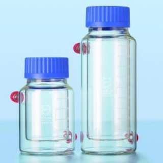 Wide-mouth glass bottle 1000ml, DURAN double-wall
