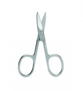 Medical scissors, Inox, 9 cm, round blades