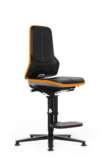 Laboratory chair Neon 3,Happy orange Integral foam