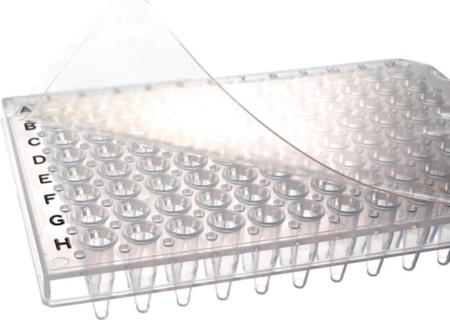 PCR film for micro plates, adhesive, LLG