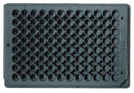 F96 MicroWell™ Plate, Nunclon™? , Black, with lid