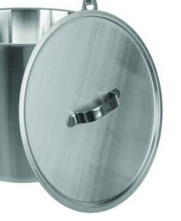 Lid for 10 l bucket, stainless steel