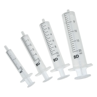 BD Discardit II syringes, 2-parts, luer, 5 ml