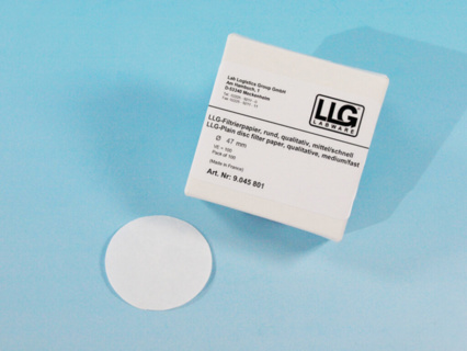 Filter circles, LLG, qualitative, medium, Ø150 mm, 8-12 µm, 100 pcs