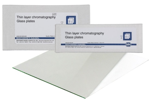 TLC sheets, Macherey-Nagel SIL G UV254, Glass, 10x10 cm, 25 pcs