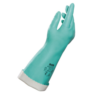 Chemical protection gloves, MAPA Ultranitril 381, size 7