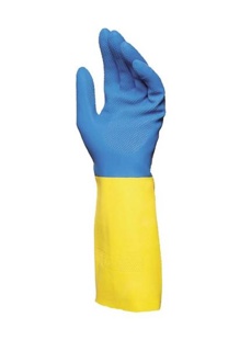 Chemical protection gloves, MAPA 405 ACTIVATED, size 7