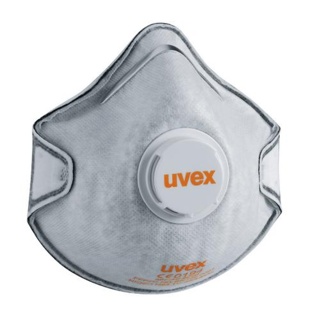 Filter mask, Uvex silv-Air classic 2220, FFP 2, w/ valve/filter
