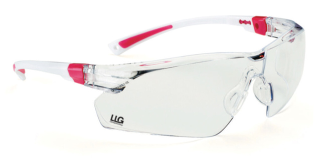 Safety glasses, LLG Lady ,white/pink frame
