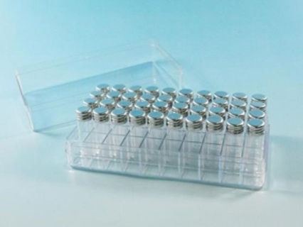Storage box, PP for 49 culture tubes 50x14 mm