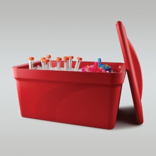 Mini Icepan Magic Touch 2, 1.0 ltr. with lid, red
