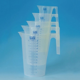 LLG beaker with handle, PP, 250 ml