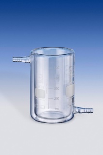 Beakers, glass, jacketed, Dura n, Capacity 600 ml,
