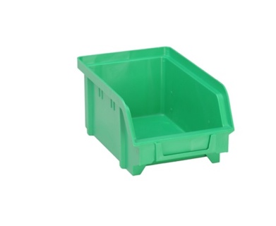 Display boxes, Colour green , Width 100 mm, Lengt