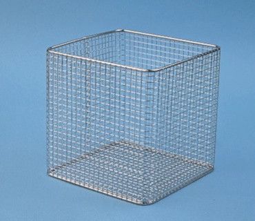 Baskets, stainless steel wire, polished, Width 16