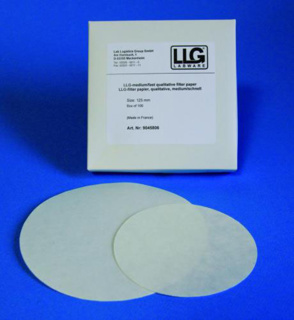Filter circles, LLG, qualitative, medium-fast, Ø42,5 mm, 5-13 µm, 100 pcs