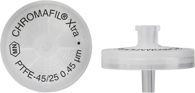 Syringe filter, Macherey-Nagel CHROMAFIL Xtra, PTFE, Ø25 mm, 0,45 µm, 400 pcs